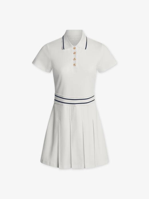 Varley - Amar Tennis Dress - Snow White - 女装 - 连身裙 - 白色 商品图0