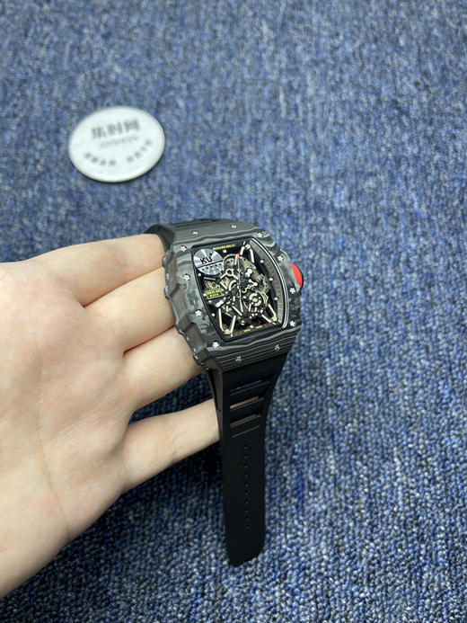 KV理查德米勒RM35-02系列 男士腕表 表壳和底盖釆用高密度进口NTPT碳纤维材料 商品图2