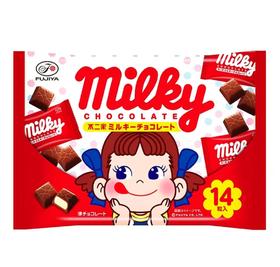 不二家牛奶味代可可脂巧克力制品61.6g/袋