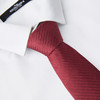 【婚礼季】柒牌男装配饰领带商务正装上班宴会结婚西装衬衫条纹真丝手打领带129F70170 商品缩略图1