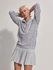 Varley - Calva Knit - Pearl Blue - 女装 - 半拉链卫衣 - 珍珠蓝 商品缩略图3