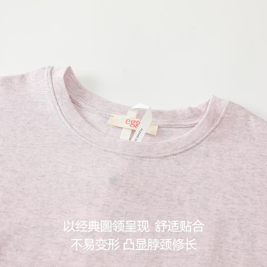 观偎C05C08麻感棉卷边短袖 100% 商品图7