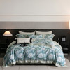 自然醒高端60支玉精莱赛尔天丝四件套轻奢印花拼角床单夏季丝滑清凉透气床上用品套件KY 商品缩略图14