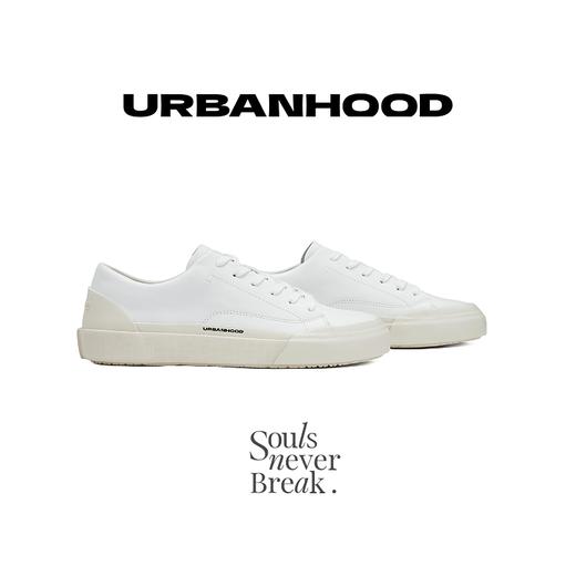 URBANHOOD 5050系列休闲板鞋防滑耐磨轻运动男女同款小白鞋 商品图1