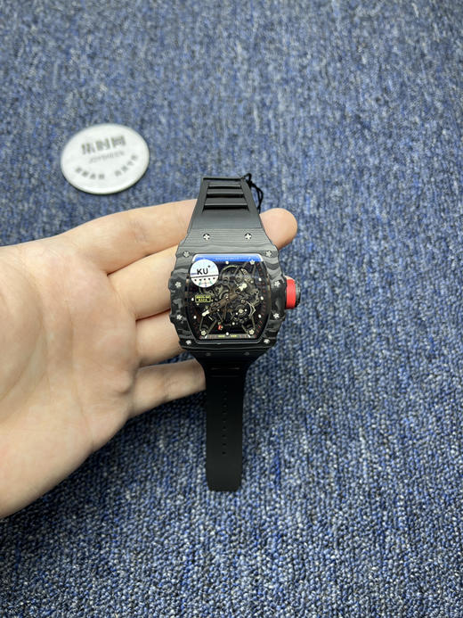 KV理查德米勒RM35-02系列 男士腕表 表壳和底盖釆用高密度进口NTPT碳纤维材料 商品图0