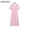 oldcolour夏季新款法式气质百搭甜美宽松短袖连衣裙女Q281024A1 商品缩略图2