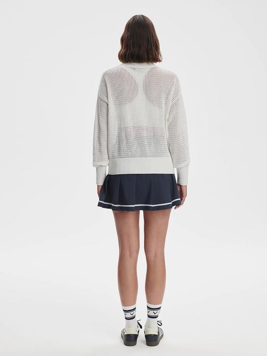 Varley - Aurora Half Zip Knit - White - 女装 - 半拉链卫衣 - 白色 商品图3