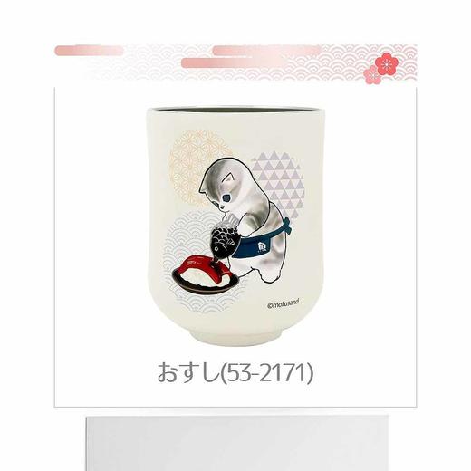 日本进口东亚金属mofusand 真空双层 茶杯300ml（寿司） 商品图4