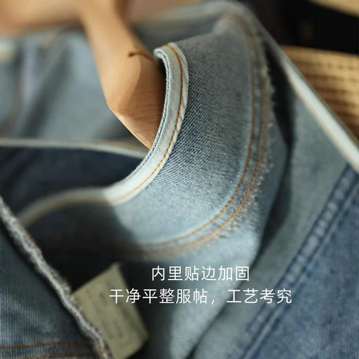 雀说时髦洋气百搭叠穿牛仔马甲女春夏宽松短款小个子无袖外套休闲上衣AL 商品图2