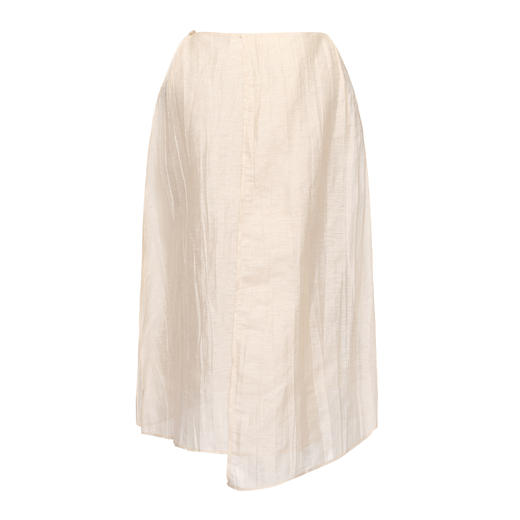 Ruohan 25SS 竖纹亚麻渐层上衣 商品图3