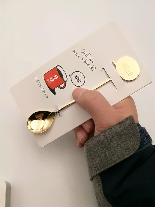 日本进口高桑金属勺子 对话框金色GOOD 商品图2