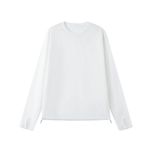 CryingCenter 雪花绒可收下摆长袖T恤 哭喊中心 商品图10