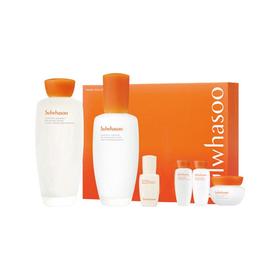 【品牌授权】雪花秀滋盈水乳两件套盒 补水保湿滋盈肌本润颜水150ml滋盈肌本润颜乳125ml 滋盈肌本润颜水15m滋盈肌本润颜乳15ml润燥精华8ml紧致面霜15ml