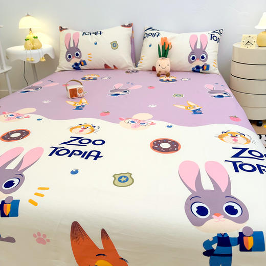 自然醒40支全棉床单单件100纯棉被单人1米2学生宿舍儿童1.5米枕套三件套JY 商品图6