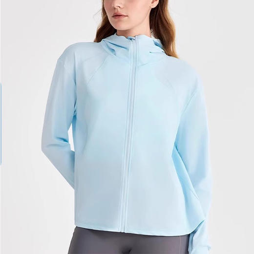 【限时秒】YOGACODE【火树银花系列】凉感透气防紫外线遮臀遮阳皮肤衣外套户外防晒服DWN115116 商品图0