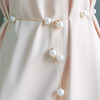 雀说链条细腰带女连衣裙腰链收腰夏季配饰配裙子珍珠百搭装饰腰带配件AL3375 商品缩略图6