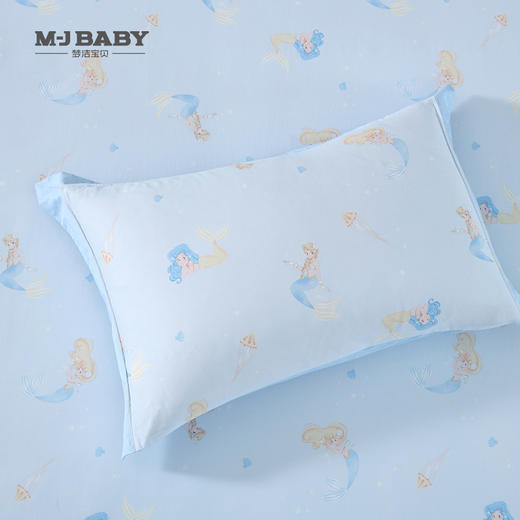 【春上新】10楼 梦洁宝贝 四件套 棉莱赛尔印花三/四件套--蓝色美人鱼 吊牌价999-1299元  活动价699-899元 商品图3