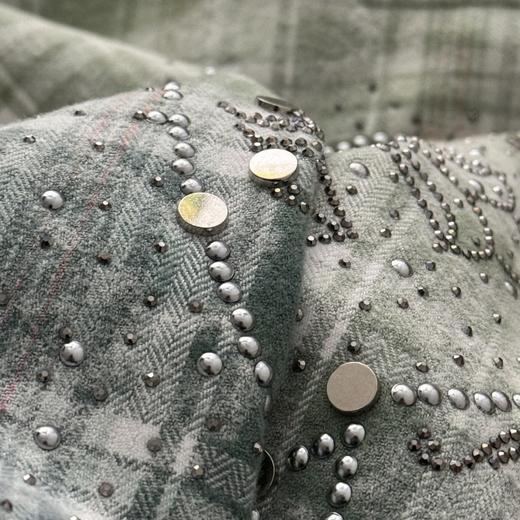 点此购买 克罗心春秋季男女款格子长袖衬衣外套 md 314021 商品图7