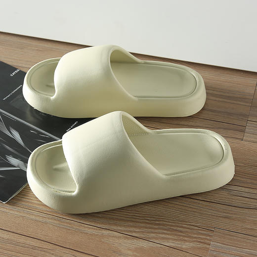 D040103静音防滑踩屎感eva面包家居情侣拖鞋 商品图5
