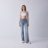 PRIMECORE 全棉丹宁修身直筒四季时髦中高腰直筒牛仔裤王 商品缩略图1