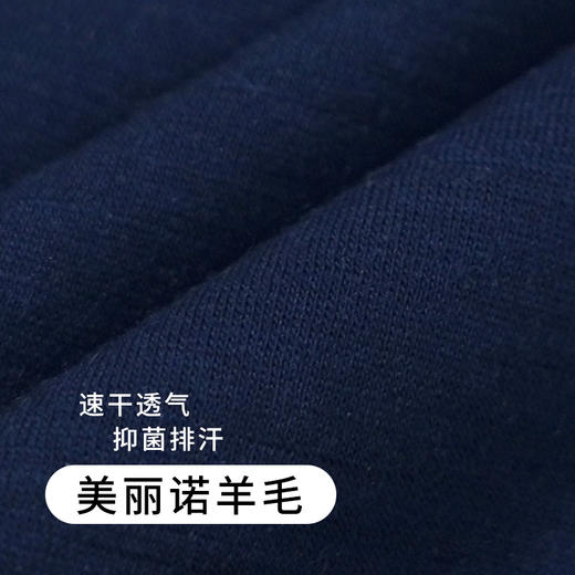 灰壳户外美丽奴羊毛男士圆领速干短袖美丽诺运动登山徒步男款T恤 商品图2