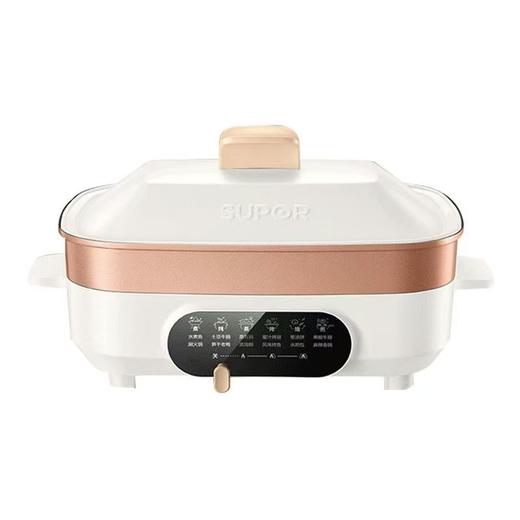 苏泊尔多功能料理锅分体式料理家用电火锅烧烤一体蒸煮烤鱼锅 商品图5