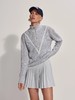 Varley - Calva Knit - Pearl Blue - 女装 - 半拉链卫衣 - 珍珠蓝 商品缩略图5