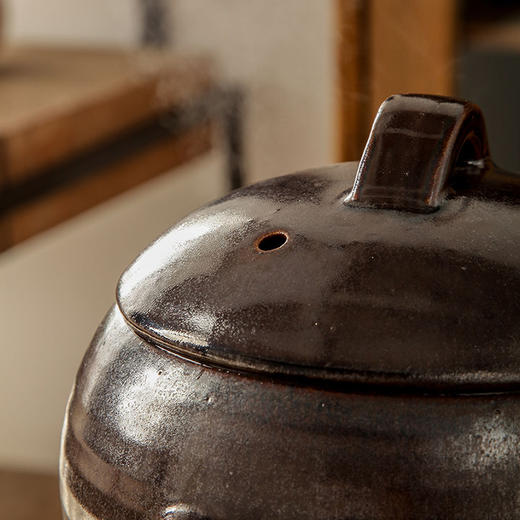 老式粗陶球釜3L陶锅|颜值绝美，炖煮超好用|砂锅 商品图7