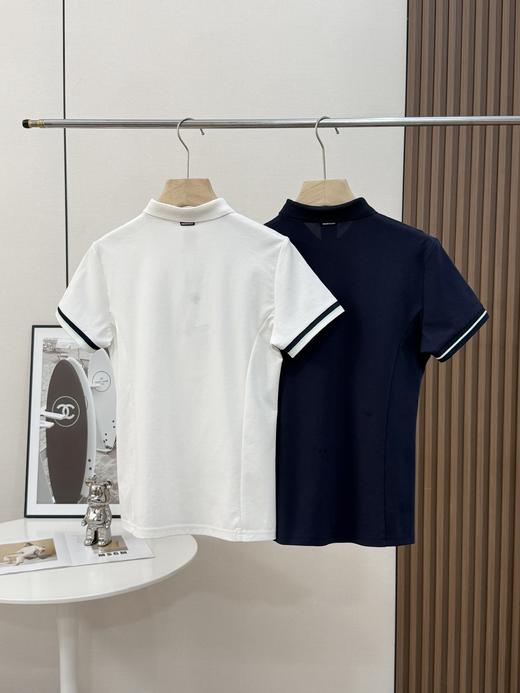 点此购买 迪桑特夏季女士短袖翻领运动风polo衫 qk 313848 商品图3