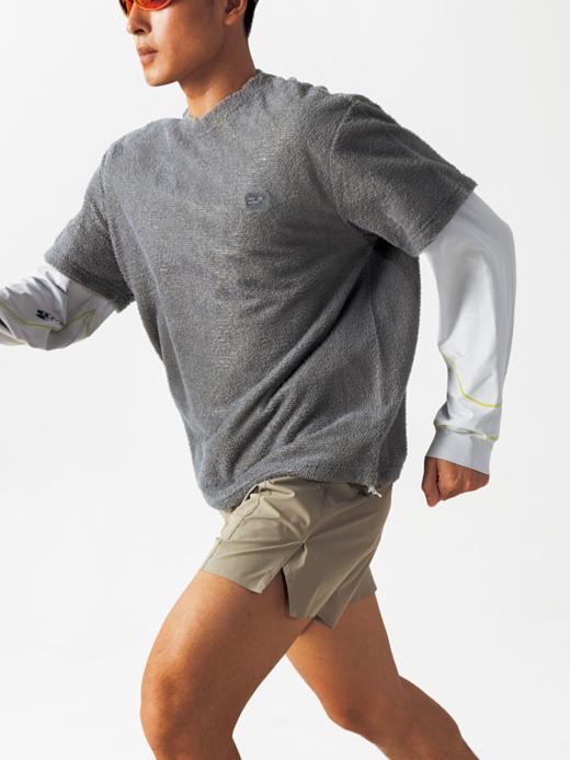 CryingCenter 雪花绒系列可收下摆短袖T恤 哭喊中心 商品图6