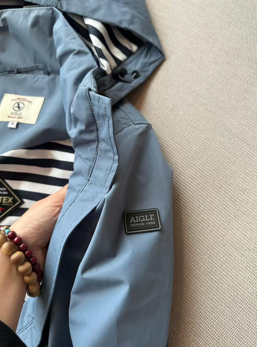 原单正品 AIGLE艾高春夏经典款防风防雨透湿夹克冲锋衣女款外套
只有S 码 商品图11