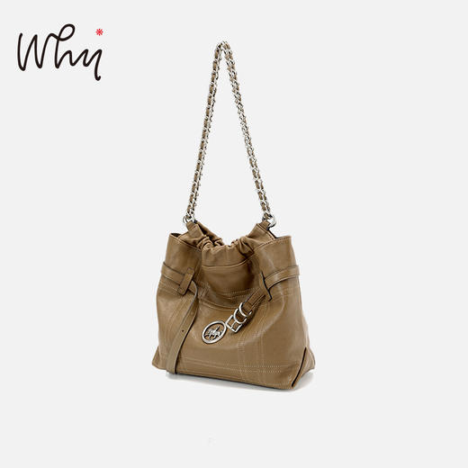 Why女包小众设计垃圾袋包慵懒风菱格流浪包高级感大容量链条包YA5372 商品图2