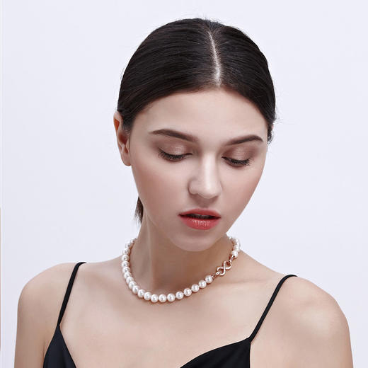 Pearl moments 经典珍珠项链1号（40八字玫瑰金扣）【该商品不支持用券】 商品图4