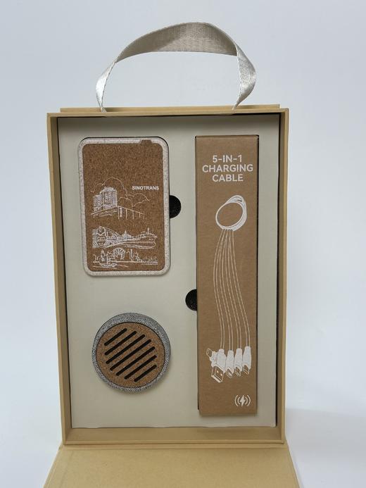 小运仓文创充电宝数据线音响三合一环保礼盒（w） 商品图3