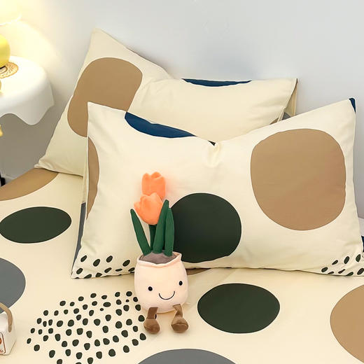 自然醒40支全棉小清新纯棉枕套一对装48cmx74cm儿童枕头套单个枕芯内胆套女JY 商品图3