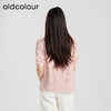 oldcolour夏季新款新中式印花肌理感宽松短袖套头衬衫女Q280110A1 商品缩略图4