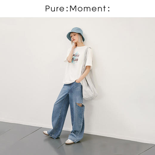 【商场同款】麦檬牛仔长裤4F4151021 商品图1