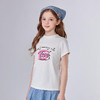 笛莎Deesha 童装女童T恤2025夏新款女童活泼多彩印花蝴蝶结T恤 商品缩略图1