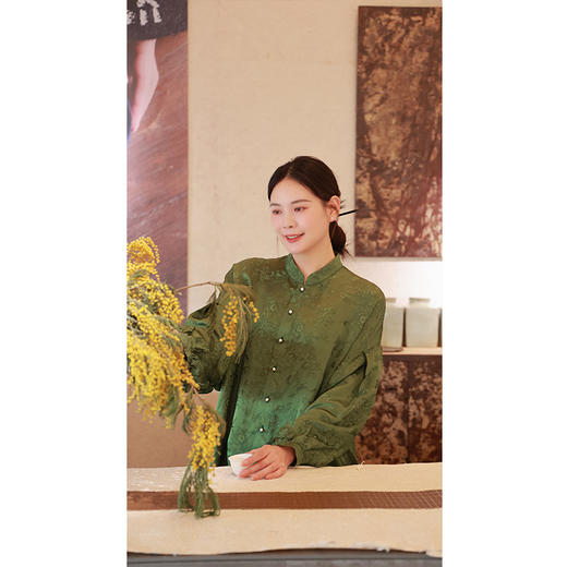 【2026东衣作】新中式衬衣（25710168翠虬-设计师） 商品图2