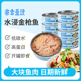 【海的味道！】非常鱼块金枪鱼罐头水浸/油浸开罐即食沙拉寿司拌饭炒菜好搭档  140g/罐