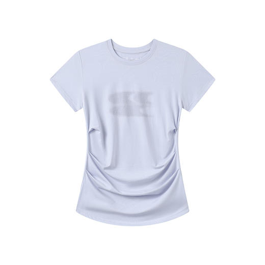 CryingCenter2025新配色凉感系列天丝莫代尔渐变logo褶皱收腰上衣 商品图12