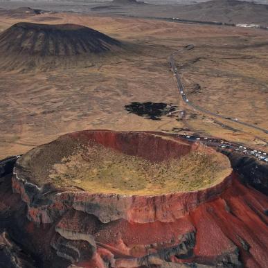 五一4天【沙漠火山徒步 立减100元】徒步四大地质奇观の涝利海-库布齐沙漠-杨家川峡谷-火山草原 商品图1