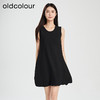 oldcolour夏季新款设计感小众简约气质宽松无袖连衣裙女Q251001A1 商品缩略图2