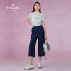 乔万尼裤子女夏季新款宽松休闲裤九分直筒阔腿裤ES2F141 商品缩略图2
