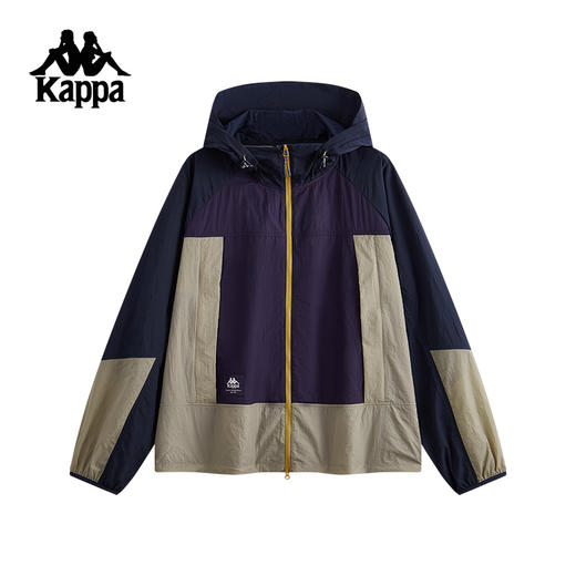 Kappa卡帕背靠背男款防泼水运动防风衣2025新款夏季防晒夹克外套K0F32FJ74 商品图1