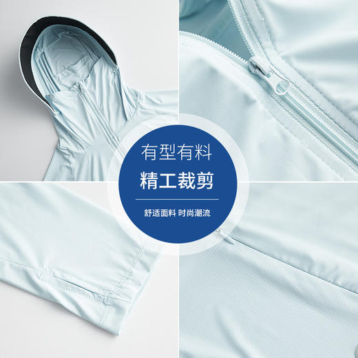 冰丝防晒衣女夏季户外运动薄款冰感防晒服披肩短外套斗篷皮肤衣9002-CC 商品图4