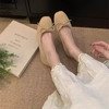 【灵动且浪漫 慵懒且知性】凯撒KAISER法式蝴蝶结复古方头芭蕾舞蹈鞋 舒适好穿  养眼百搭 八色可选（KS1208） 商品缩略图6