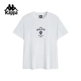 Kappa卡帕背靠背夏季2025新款纯棉运动短袖t恤男透气休闲半袖上衣K0F32TD11