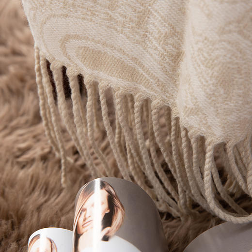 兰德Lund提花多用毯-杏 商品图4