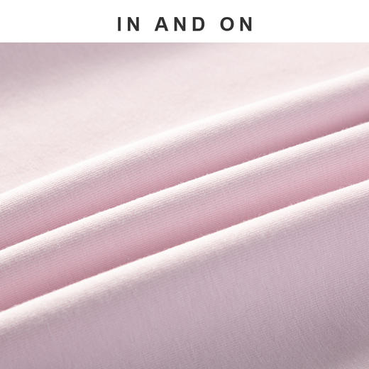 55180  IN AND ON  城市假日 精梳棉休闲半拉链连帽卫衣   商品图4